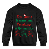 Dear Santa Dancer Kids' T-Shirt - black