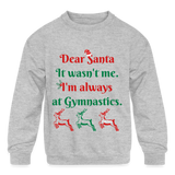 Dear Santa Dancer Kids' T-Shirt - heather gray
