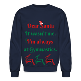 Dear Santa adult swearshirt - navy