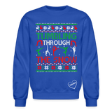 Tumbling through the snow adult Sweatshirt - royal blue