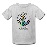 Catchies Alley Oop Globe Tee - heather gray