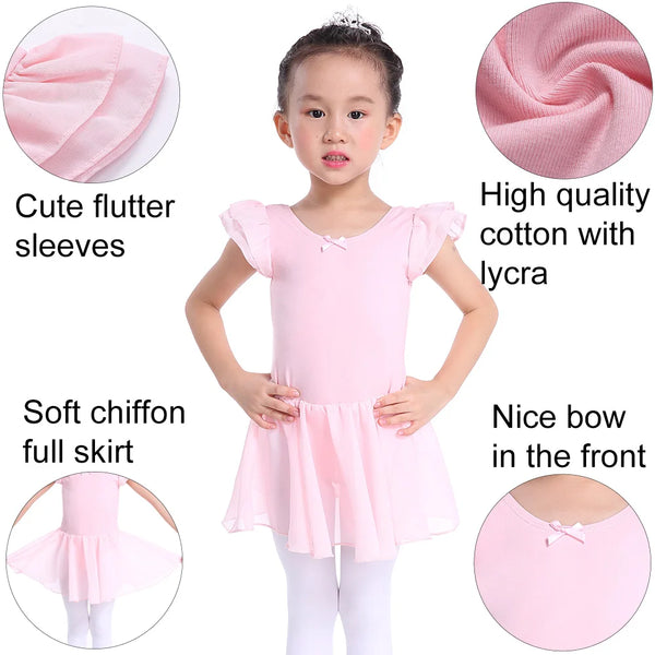 Pink Ballet Dress Kids Leotard Tutu Dance Wear Costumes Ballet Leotard Catchies Pink Ballet Dress Kids Leotard Tutu Dance Wear Costumes Ballet Leotard Catchies