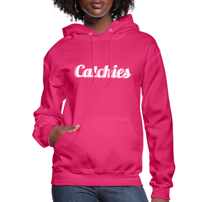Women's Catchies Girl Hoodie - fuchsia