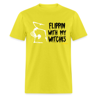 Flippin with my witches Tee - yellow