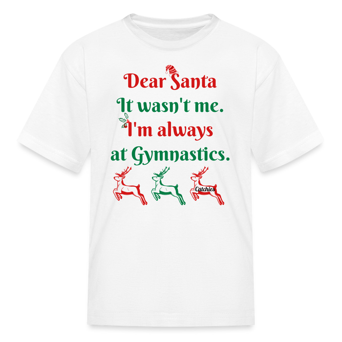 Dear Santa Kids' T-Shirt - white