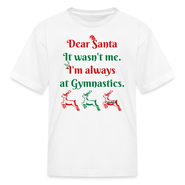 Dear Santa Kids' T-Shirt - white