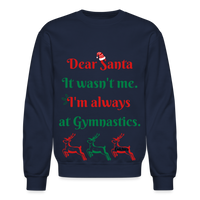 Dear Santa adult swearshirt - navy