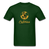 Catchies Globe Tee - forest green