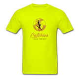 Catchies Globe Tee - safety green