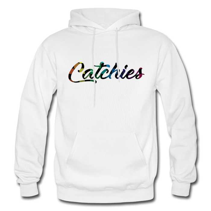 Adult "Catchies" Keep It Simple Hoodie - white
