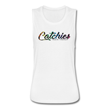 Catchies Flowy Muscle Tank by Bella - white