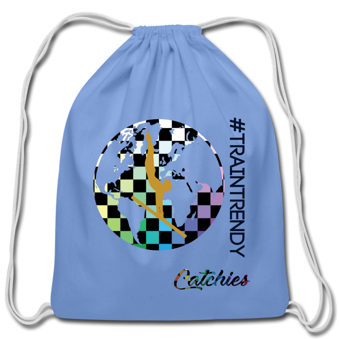 Drawstring Practice bag - carolina blue