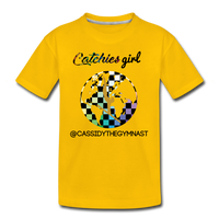 Catchies Girl Globe Shirt Customized - sun yellow